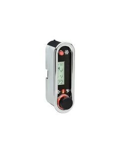 DCC Digital Climate Control - Vintage Air Gen IV - VHX Style - Vertical, Chrome, Red Display