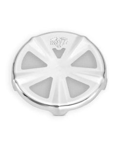 Vance & Hines 71017 Chrome 'Skullcap Crown' Air Cleaner Cover for Harley