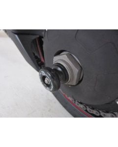 R&G Racing Black Spindle Sliders For 2013-2018 Triumph Tiger 1050 Sport SS0038BK