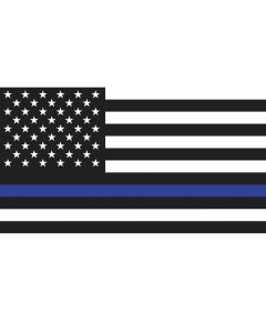 DragonFire Racing Whip Flags Double-sided Back the Blue Black - 04-0117