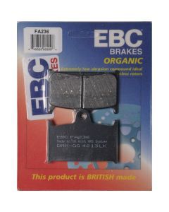 EBC 1 Pair Premium SFA Organic OE Replacement Brake Pads MPN FA236