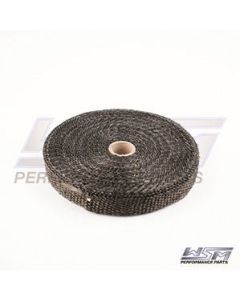 WSM 1'' x 50' - Black Exhaust Wrap 014-1085