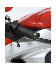 R&G Racing Black Bar End Sliders For 2020-2024 MV Agusta Brutale 1000RR