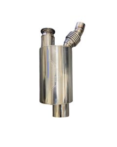 Straightline Lightweight Muffler (full stainless steel) 8lbs weight savings+3hp gain