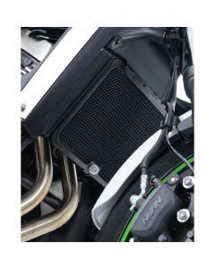 R&G Racing Black Aluminum Radiator Guard For 2017-2024 Kawasaki Vulcan S EN650