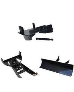 Denali Black UTV Snow Plow Kit For Yamaha Wolverine R-Spec YXE70 4x4 FI EPS 2016-2019