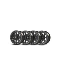 Bullite Set of 4 Ruler Wheel 14X7.0 Gun Metal/Black 4/137 5+2