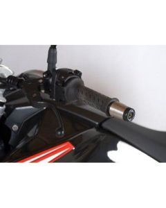 R&G Racing Black Bar End Sliders For 2012-2013 Husqvarna TR650 Strada