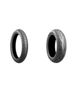 Bridgestone Battlax Adventurecross Scrambler AX41S And S23 Tire Pair For Triumph Speed Triple 900 95-96