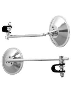 Emgo - 20-06810 - Universal Clamp-On Mirror Round