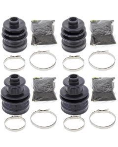 Complete Rear Inner & Outer CV Boot Repair Kit KVF750 Brute Force 08-11