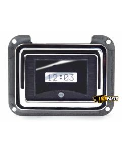 1940 Ford Car Digital Clock, Black Alloy Style Face, White Display