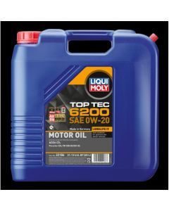 Liqui Moly 20L Top Tec 6200 SAE 0W20 Motor Oil 22186