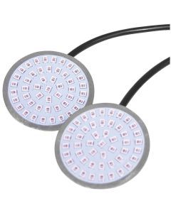 Letric Lighting Bullet Style 3-in-1 Turn Signal Inserts Red/Amber 3"