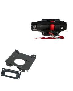 Viper 4500lbs V3 Winch Red Rope With Mount For Polaris RZR Trail 570 2015-2021