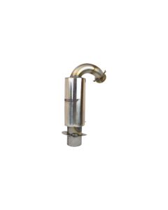 Straightline Ultra-light Race Muffler Stainless Steel 2 HP 13 LB weight savings