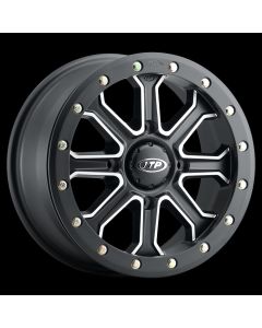 ITP Inertia Wheel Matte Black 15x7 4/137 5+2 15VB118BX