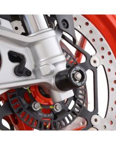 R&G Racing Black Fork Protectors For 2021-2024 Aprilia RS660