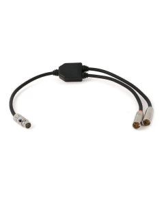 Rugged Radios Dual AUX Port Splitter Cable for Intercoms SPLITTER-6P-2-6P