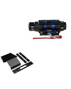 Viper 4500lbs V3 Winch Blue Rope With Mount For Honda Rancher 400 2000-2003