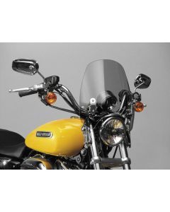 National Cycle Light Gray SwitchBlade Deflector Quick Release Windshield With Mount Kit, Straight Forks