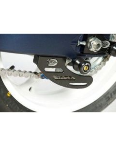 R&G Racing Black Toe Chain Guards - Road Racing Toe Guard For 2011-2018 Suzuki GSXR600