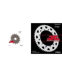 Front and Rear Steel Sprocket Kit for OffRoad YAMAHA YZ125 1981-1982