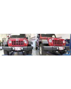 Blue Ox Avail Tow Bar (10,000 lbs. cap.) & Baseplate Combo fits 2007-2018 Jeep Wrangler/Wrangler Unlimited (JK) (All Models W/ Standard Bumper) (No JL) - Includes Wiring