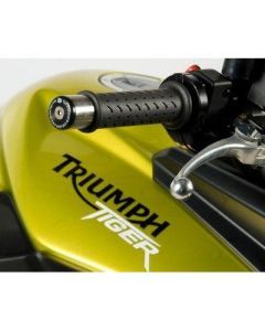 R&G Racing Black Bar End Sliders For 2011-2013 Triumph Tiger 800 BE0053BK