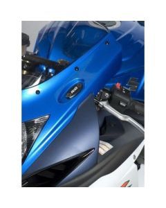 R&G Racing Black Mirror Delete Blanking Plates For 2021-2022 Energica Motor Company EGO