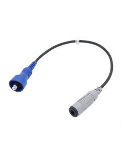 Rugged Radios Male OFFROAD Straight Cable to Female STX STEREO or TRAX Stereo Intercom Adapter CS-OFF-M-STX-F