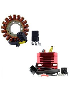 RMStator Generator Stator Kit With Machined Aluminum Mosfet Regulator For 2001-2004 Honda CBR600F4i