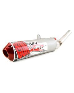 Big Gun EVO Race Stainless Steel Slip-On Exhaust System With Red End Tip