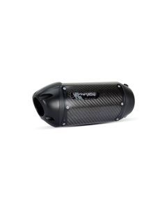 Two Brothers Racing S1R 3K Carbon Fiber Slip-On Exhaust 005-3860405-S1B