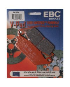 EBC 1 Pair V-Pad Semi-Sintered Touring Brake Pads MPN FA142V