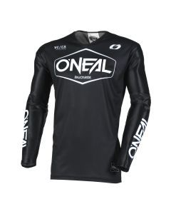 Motocross Jersey 242 O'Neal Mayhem Hexx Black / White Motocross Jersey