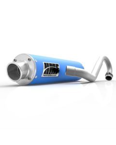 HMF Muffler Can-Am Outlander 1000 MAX 13-24 Octane Blue Performance Full System Exhaust Turn Down End Cap
