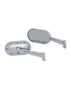 KURYAKYN REPLACEMENT CHROME HEAVY INDUSTRY MIRRORS 2014-2017 INDIAN MODELS 1736
