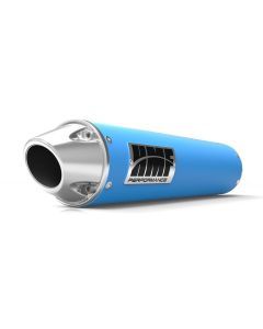 HMF Muffler Can-Am Outlander 1000 13-24 Octane Blue Performance Slip On Exhaust Euro End Cap