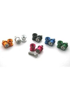R&G Racing Black M8 Paddock Stand Pins For 2002-2005 Aprilia RS125
