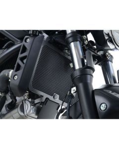R&G Racing Black Aluminum Radiator Guard For 2016-2018 Suzuki SV650 Unfaired