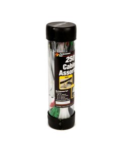 Performancetool W2918 Cable Tie Assortment - 250 pc