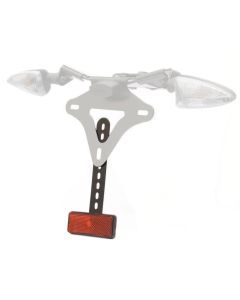 R&G Racing Black Reflector Extender Kit For 2013-2018 Aprilia Caponord 1200