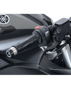 R&G Racing Black Bar End Sliders For 2022-2024 Yamaha TMAX 560