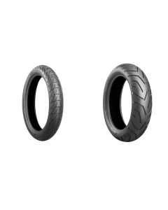 Bridgestone Battlax Adventurecross Scrambler AX41S And Adventure A41 Tire Pair For BMW R Nine T Urban GS 2017