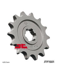 JT Sprockets Front Steel Countershaft Sprocket 12 Tooth 12T 428 Chain For Kawasaki Mojave 110 KLF110A 1987-1988 JTF1501.12