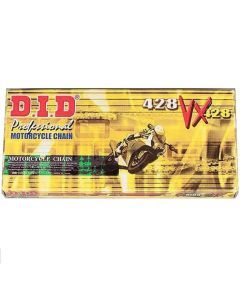 DID 428VX Pro-Street X-Ring VX Series Chain 120 Links for Street Motorcycle