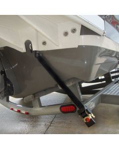 Pair of Bolt-On Retractable Ratcheting Transom Tie-Downs - 2 Inch x 5.5 Inch