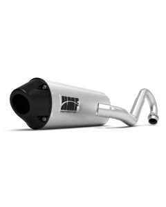 HMF Muffler Yamaha YFZ 450 04-13 Brushed Performance Full System Exhaust Black Euro End Cap Side Mount