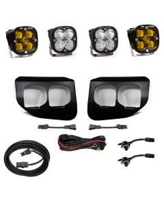 Baja Designs Fog Pocket Light Kit Squadron / Sport Series SAE Pattern Baja Amber Lens Toggle Wiring 447739